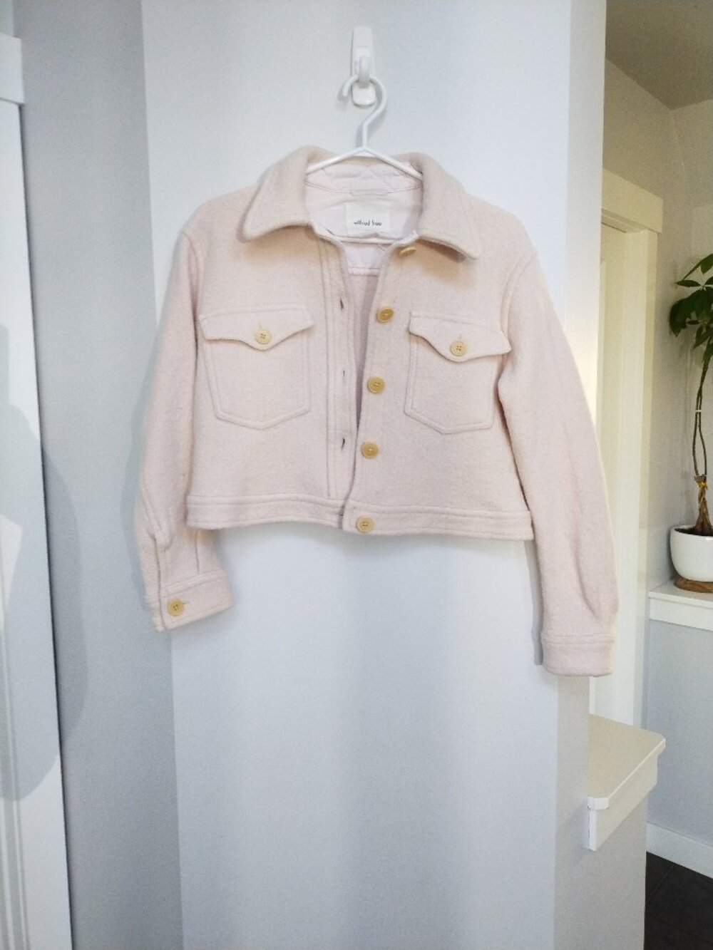 Wilfred Free crop 100% merino wool jacket